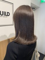 ギルド 東久留米店(GUILD) 切りっぱなしミディアムベージュカラー
