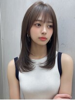 レア 銀座(Le'a)&nbsp;レイヤーカットハイレイヤー顔周りカット韓国風レイヤー髪質改善
