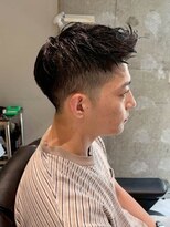 エムエイチザバーバー 本町(MH THE BARBER)&nbsp;爽やかアップバングフェード【北浜・淀屋橋】