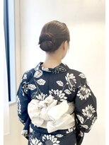 ヘアアンドメイク スタジオ ミムロ(HAIR&MAKE STUDIO MIMURO)&nbsp;浴衣着付け・タイトシニヨン