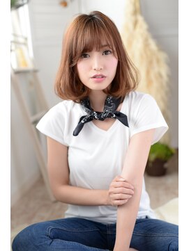 レフラム 獨協大学前店(le:fro:m) シンプルなアプローチ♪ワンレンボブ