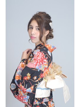 パリスパート2 浴衣 と アップ