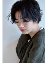 ヘアーアンドメイク シーク 八王子(HAIR&MAKE SeeK)&nbsp;センターパート×うざバングショート