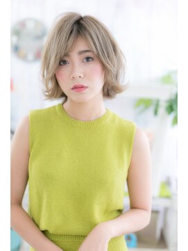 ミック ヘアアンドビューティー 大山店(miq Hair&Beauty) ラフ&セクシー★外ハネ無造作ミディ