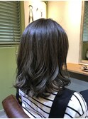 ミディアムカールスタイル