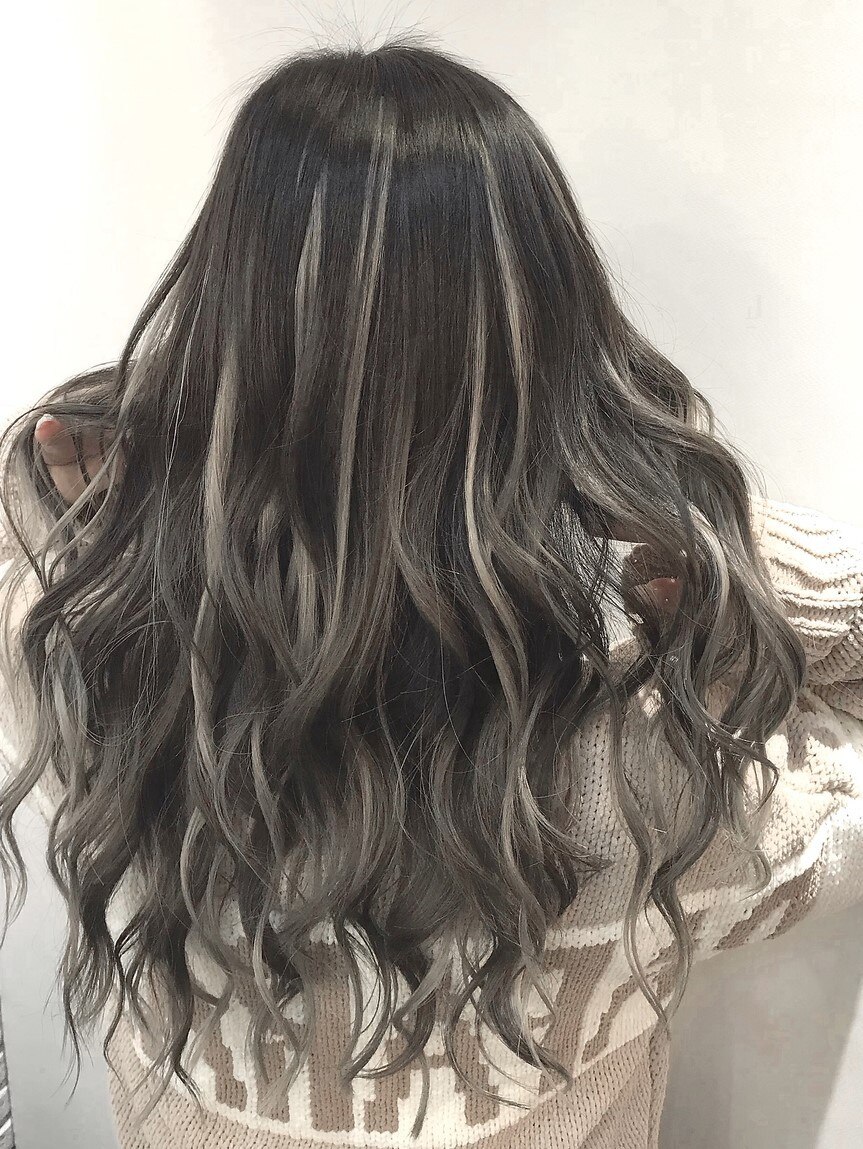 外国人風ダークグレー×エクステメッシュ*：L031209401｜美容室も