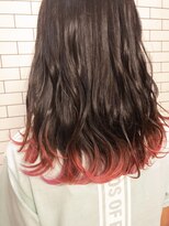 ルーナヘアー(LUNA hair) 『京都 ルーナ』裾カラーピンク【草木真一郎】