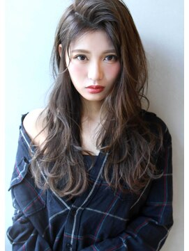 ブラン 梅田(Blanc) 【Blanc/梅田】3Dカラー/無造作カール/ロング５