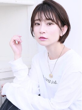ドロップ(drop) 耳掛け小顔マニッシュショートボブ【表参道/青山 drop】