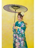 まとめ髪と着付