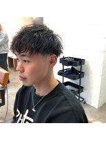 グッドプレイスアンドシング(Good Place&thing)&nbsp;メンズ刈り上げ短髪フェードツイストスパイラル