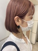 インビテーション(invitation)&nbsp;まろやかピンクベージュ・ブリーチ・Ｗカラー