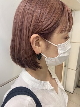 インビテーション(invitation) まろやかピンクベージュ・ブリーチ・Wカラー