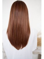 アール 北千住店(ar) 髪質改善/大人可愛いストレートロング/こなれピンク