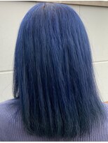 ネウィサリュー 立川(newi saLyu)&nbsp;アイスグレージュ/ブルーグラデーション/ミニボブ/韓国風/ウルフ