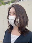 大人くびれロブ#美髪#大人かわいい#こなれミディ