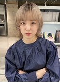 ハイトーンオン眉ウルフスタイル