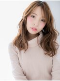 斜めバング☆グラマラスドーリーガールロングg古河20代30代40代
