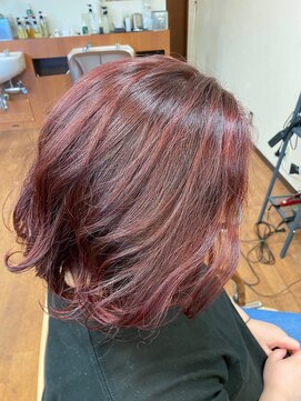 ヘアー アンアン(Hair AnAn) ブリーチ無しで高発色！シャンクスレッド