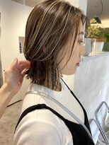 オンドバイサク(ondo by Saku)&nbsp;ハイライト／デザインカラー/レイヤーカット／30代