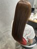 【艶感Lv.★★】　カット+髪質改善ストレート+カラー　¥20.000