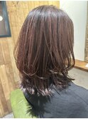 #前髪カタログ #インナーグレージュ #ピンクベージュ