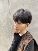 ハルキ ミナト ジャパン オオサカ(HARUKI MINATO japan OSAKA)&nbsp;40代50代小顔似合わせカットくびレイヤーエモージュ大人可愛い