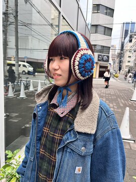 カフ(CAF) CAF FUKO ピンクバイオレット/暖色系カラー/大阪/心斎橋