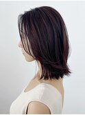 ラベンダーミディ_切りっぱなしボブエアリーロング_ba478301