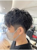 【明石】フェードツイストスパイラルスパイキーツーブロック