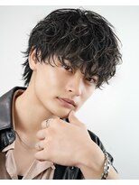 オーシャントーキョー ウエスト(OCEAN TOKYO WEST)  スパイラルパーマメンズツイスト波巻きパーマツーブロック