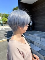 アルーナビューティデザイン&nbsp;ショートのブルーシルバー