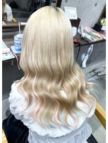 ダンク(DUNK)&nbsp;ホワイトベージュ/インナーカラー/エクステ