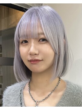 ラキングキョウト(LA KING KYOTO) 10代20代30代ボブシルバーハイトーン