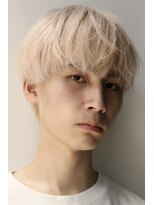 ヘアカロン 熊本本店(Hair CALON)&nbsp;メンズダブルカラーホワイトカラーメンズマッシュカラー熊本下通