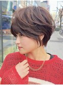 前髪カタログ/イメチェンスタイル／ウェーブパーマ/こなれミディ