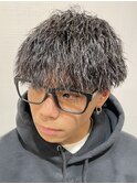 縦落ちツイストスパイラル/波巻きパーマ/2wayマッシュショート