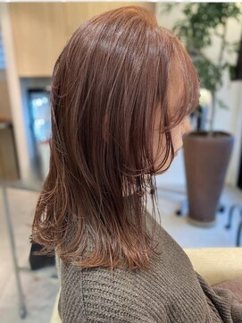 フリップビーアヴェダ(FLIP B AVEDA) 本八幡×ピンクページュ×春カラー