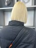【ブリーチ抜きっぱなし】1ブリーチ＋2stepトリートメント ￥8800[原宿]