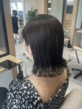レム 泉中央店(L.E.M)の写真/大人可愛いを引き出す似合わせカットが魅力★後ろから見ても綺麗なシルエットに大満足できる♪