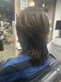 プライベートサロン フェディス(private salon Fedis) ウルフカットで髪の動きをつけて、軽いスタイルに