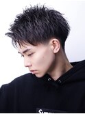 短髪ツーブロックショート