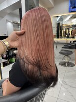 ラピス 渋谷本店(Lapis) エンドカラー/ピンクカラー/レイヤーカット/髪質改善