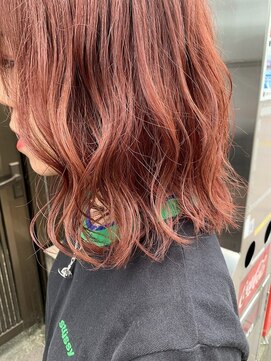 ボタニウム バイ アールサロン(BOTANIUM by RrSALON) 【BOTANIUM by Rr SALON】カシスオレンジ×ウェーブボブ☆