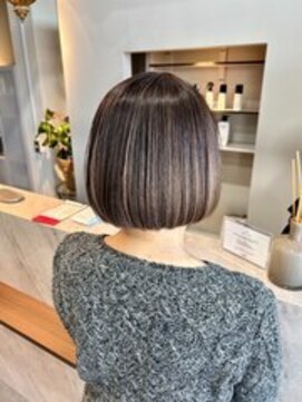 白髪ぼかしデザインハイライト