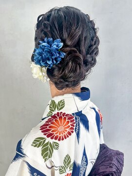 アイティーバイアルバム 八王子店(IT by ALBUM) ロングおくれ毛前髪カット小顔顔周りレイヤー_ba569791