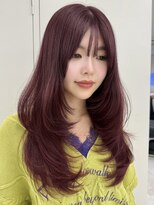 アイトーキョーエス 渋谷(AI TOKYO S)&nbsp;ハッシュカットロングレイヤー韓国レイヤーハッシュレイヤー