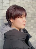 カシスレッド/コンパクトショート/メンズライク/20代30代40代