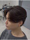 リバースセンターパート フェザーショート 鹿児島メンズ