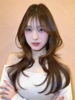 ユニ 表参道(uni)&nbsp;10代20代30代/韓国風くびれレイヤーカット/ヨシンモリエギョモリ